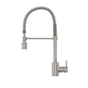 Danze® DH451188SS The Foodie® Pull-Down Pre-Rinse Kitchen Faucet, 1.75 gpm Flow Rate, 360 deg Spring Swivel Spout