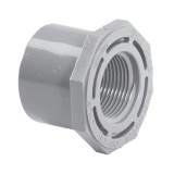 Lasco® 9838-248 Flush Reducing Bushing, 2 x 3/4 in, Spigot x FNPT, SCH 80/XH, CPVC, FKM O-Ring Seal