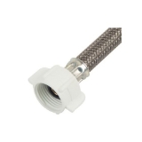 BrassCraft® Speedi Plumb® PLUS B1-20DL F B1-DL Flexible Lead Free Braided Water Toilet Connector, 3/8 x 7/8 in Nominal, Compression x Ballcock End Style, 20 in L, 125 psi Working, Polymer