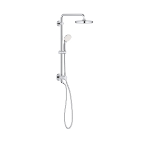 GROHE 26123001 Retro-fit™ System 210 Shower System, 8-1/4 in Dia Shower Head, Rain/Jet Shower Head, 1.75 gpm Flow Rate, Dream Spray, StarLight® Polished Chrome