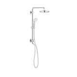 GROHE 26123001 Retro-fit™ System 210 Shower System, 8-1/4 in Dia Shower Head, Rain/Jet Shower Head, 1.75 gpm Flow Rate, Dream Spray, StarLight® Polished Chrome