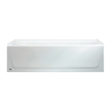 BOOTZ® 011-2672 Mapleleaf Bathtub without Jet, 60 in W, Right Drain, White