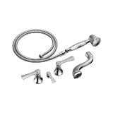 Brizo® T70360-PC Rook® 2 Handle Tub Filler Trim Kit With Bi-Directional Lever Handle, Solid Brass, Polished Chrome