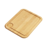 Elkay® CB1713 Cutting Board, 13-1/2 in L x 17 in W x 1 in THK, Hardwood