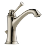 Brizo® 65005LF-PN Lavatory Faucet, Baliza®, Commercial, 1.5 gpm Flow Rate, 4-5/16 in H Spout, 1 Handle, Pop-Up Drain, 1 Faucet Hole, Polished Nickel, Function: Traditional
