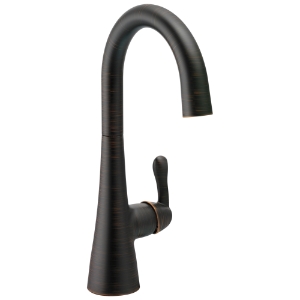 DELTA® 1953LF-RB Bar/Prep Faucet, Addison™, Venetian Bronze, 1 Handle, 1.5 gpm