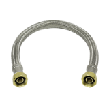 BrassCraft® SBWB00-18 Stainless Steel Braided 3/4" FIP x 3/4" FIP x 18" Water Heater Connector