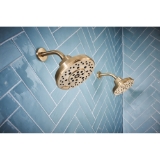 Brizo® 87498-GL Levoir™ Showerhead, 1.75 gpm Min, 4 Sprays, 6-7/8 in Dia Head, Luxe Gold