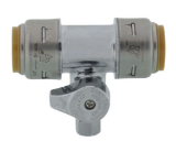 Sharkbite™ UR24985A 3/4" Sharkbite Max™ x 3/4" Sharkbite Max™ x 1/4" Compression Tee Stop (Lead Free)