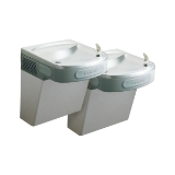 Elkay® EZSTL8LC EZSTL Non-Filtered Bi-Level Cooler, Push Bar Operation, Refrigerated Chilling, 3/8 in OD Tubing Connection, Light Gray Granite
