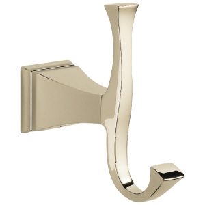 DELTA® 75135-PN Dryden™ Double Robe Hook, Polished Nickel