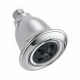 DELTA® RP54752 Universal Low Flow Shower Head, 1.5 gpm Minimum, 1 Spray, Wall Mount, 4-1/2 x 3-7/8 in Head, Chrome