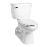 Mansfield® 151 WH Quantum® Toilet Bowl Only, White, Elongated Shape, 16-1/2 in H Rim, 1-7/8 in Trapway