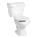 Mansfield® 272-4 BIS West Hampton Lavatory Only with Consealed Front Overflow, Oval, 4 in Faucet Hole Spacing, 20-1/8 in W x 16-1/4 in D x 8 in H, Pedestal Mount, Vitreous China, Biscuit