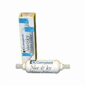 Campbell™ Nice & Icy™ IC6 Taste and Odor Disposable Water Filter, 0.25 to 1 gpm, 8-1/2 in H, 100 deg F