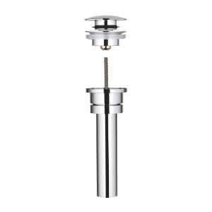 GROHE 65818000 Vessel Sink Pop-Up Drain, StarLight® Polished Chrome
