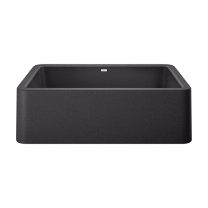 Blanco 401895 IKON™ SILGRANIT® Apron Front Composite Sink, Rectangle Shape, 33 in W x 10 in D x 19 in H, Granite, Anthracite