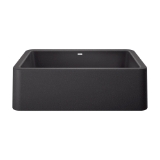 Blanco 401895 Ikon Apron Front Composite Sink, Rectangle Shape, 33 in W x 10 in D x 19 in H, Granite, Anthracite