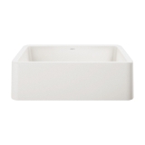 Blanco 401899 Ikon Apron Front Composite Sink, Rectangle Shape, 33 in W x 10 in D x 19 in H, Granite, White