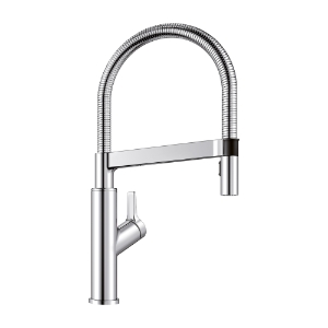 Blanco 401992 SOLENTA™ SENSO Semi-Professional Kitchen Faucet With Dual Spray, 1.5 gpm Flow Rate, Polished Chrome, Function: Touchless