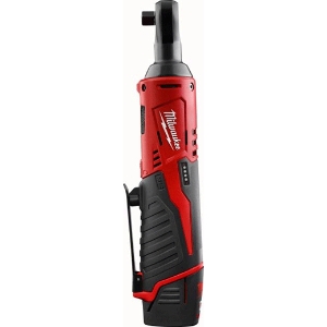 Milwaukee® 2457-21 Double Insulated Cordless Ratchet Kit, 3/8 in Drive, 35 ft-lb Torque, 0 to 250 rpm Speed, 12 VDC, Lithium-Ion Battery, 10-3/4 in OAL