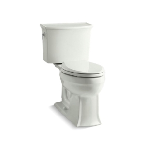 Kohler® 3551-NY 2-Piece Toilet, Archer® Comfort Height®, Elongated Bowl, 16-1/2 in H Rim, 12 in Rough-In, 1.28 gpf, Dune