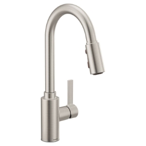 Moen® 7882SRS Genta™ Pulldown Kitchen Faucet, 1.5 gpm, Spot Resist™ Stainless, 1 Handle, 1 Faucet Hole, Traditional