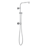 Brizo® 80092-PC Euro Round Shower Column, 15 in L Shower Arm, Polished Chrome