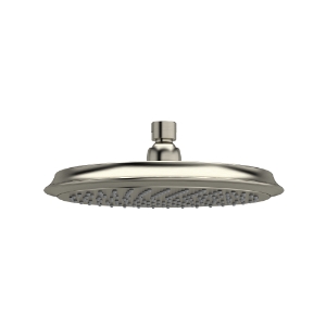 RIOBEL 408BN Cross Collection Rain Showerhead Slim Ultra, 2 gpm Flow Rate, Brushed Nickel