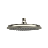 RIOBEL 408BN Cross Collection Rain Showerhead Slim Ultra, 2 gpm Flow Rate, Brushed Nickel