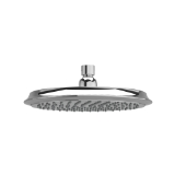 RIOBEL 408C Cross Collection Rain Showerhead Slim Ultra, 2.0 gpm Flow Rate, Chrome