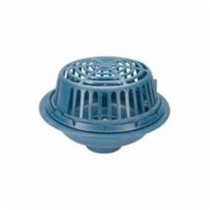 Zurn® Z100-3NH Roof Drain, 3 in Outlet, 15 in Dia x 4-11/16 in H, Cast Iron Drain