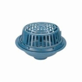 Zurn® Z100-4NH Roof Drain, 4 in Outlet, 15 in Dia x 4-11/16 in H, Cast Iron Drain