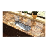 Elkay® MYSTIC2812 Kitchen Sink, The Mystic®, 25 in L x 7-3/4 in W x 4-1/2 in D Bowl, 28 in L x 12-1/2 in W x 4-1/2 in H, Undermount, 18 ga 304 Stainless Steel, Lustertone
