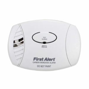 BRK® CO605B Carbon Monoxide Detector Alarm, Electrochemical Sensor, 9 VDC Battery, Audible Alarm/LED Display, 85 dB