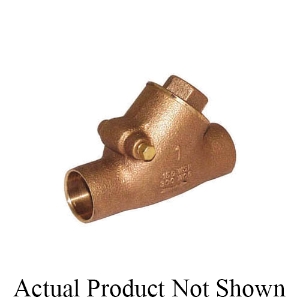 LEGEND 105-403NL S-453NL Y-Pattern Swing Check Valve, 1/2 in Nominal, C End Style, Bronze Body