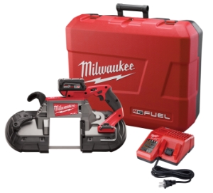 M18™ FUEL™ Cordless Band Saw Kit, 5 in Cutting, 44.875 in L x 0.5 in W x 0.02 in THK Blade, 18 VDC, 5 Ah Lithium-Ion Battery