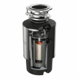 Moen® GX100C GX Series Garbage Disposal, 1-1/2 in Drain, 1 hp, 115 V, 2800 rpm Grinding