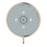 GROHE 27591EN0 Shower Head, New Tempesta® Cosmopolitan 100, 2.5 gpm Minimum, 4 Sprays, Wall Mount, 3-15/16 in Dia Head, Brushed Nickel