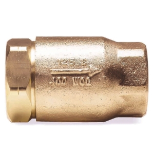 Apollo™ 61LF10801 61LF-100 Standard In-Line Ball Cone Check Valve, 2 in Nominal, FNPT End Style, 81 gpm Flow Rate, Bronze Body