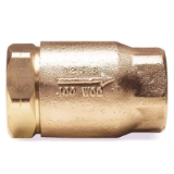 Apollo™ 61LF10501 61LF-100 Standard In-Line Ball Cone Check Valve, 1 in Nominal, FNPT End Style, 6 gpm Flow Rate, Bronze Body