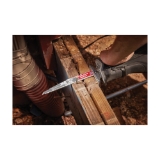 Milwaukee® SAWZALL® AX™ 48-00-5226 Tapered Back Reciprocating Saw Blade, 9 in L, 5 TPI, Carbide Body, Universal/Toothed Edge Tang