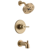 DELTA® T14459-CZ Monitor® 14 Tub and Shower Faucet Trim, 1.75 gpm Shower, Champagne Bronze