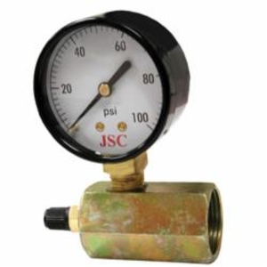 Wal-Rich 1838108 Standard Gauge, 100 psi Pressure, 3/4 in FNPT Connection, 2 in Dia Dial