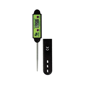 tpi 315C Pocket Digital Thermometer, -58 to 300 deg F, +/-2 deg F, 2.8 in L Stem, LCD Display, LR44 Battery