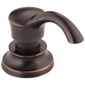 DELTA® RP71543RB Cassidy® Soap/Lotion Dispenser, Venetian Bronze, 13 oz Capacity, Deck Mount, Brass