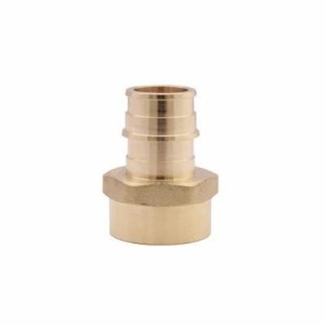 LEGEND 462-706NL Reducing Adapter, 1/2 x 3/4 in Nominal, CE PEX x FNPT End Style, DZR Brass