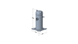 ALLIED™ 13X02 23500 BTUH Scroll Compressor, R-410A, 10.3 EER, 208-230 VAC, 1 Phase, 60 Hz