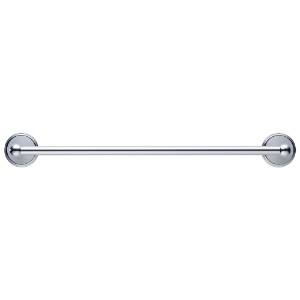 Brizo® 69518-PC Towel Bar, 18 in L Bar, 3-5/8 in OAD, Brass, Polished Chrome