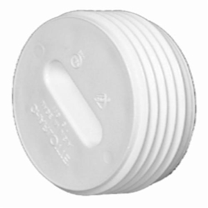 Charlotte PVC 00110 0600 Flush, 2 in nominal, MNPT end style, SCH 40/STD, PVC